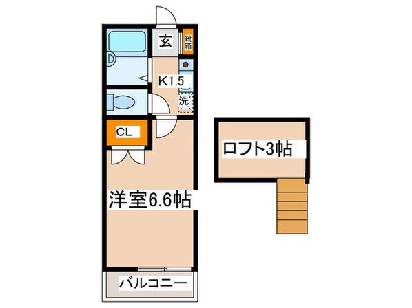 ハイツハッピーウインドーの物件間取画像